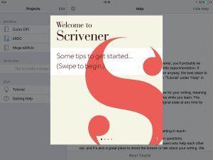 Scrivener para iOS: el mejor programa de escritura en tu iPad