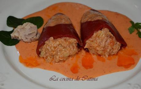 Pimientos del piquillo rellenos de atún