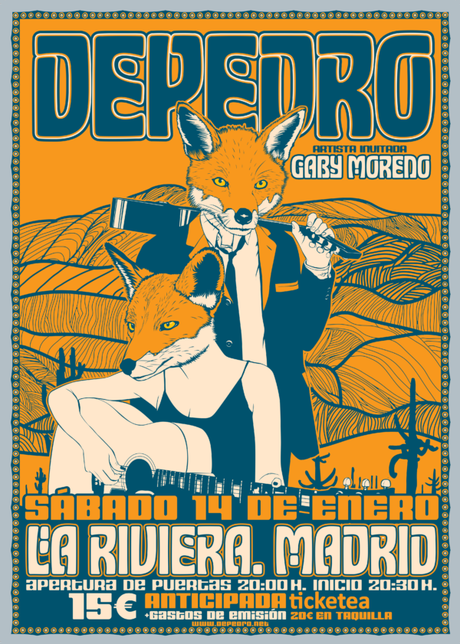 DEPEDRO presenta en MADRID su nuevo disco EL PASAJERO y anuncias nuevas fechas en la gira