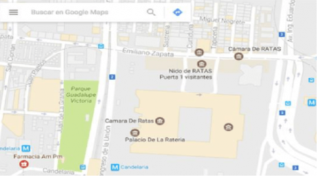Palacio de San Lázaro aparece como “Palacio de Ratas” en Google Maps