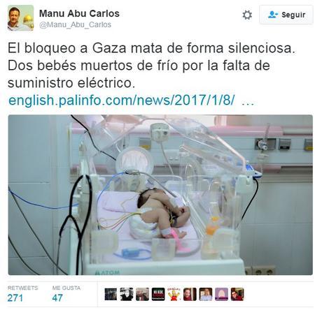 El autobloqueo eléctrico que los palestinos aplican a Gaza.