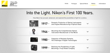 Nikon va a cumplir 100 años y ya lo están celebrando