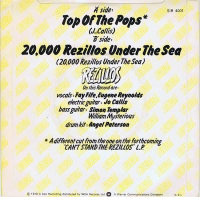 The Rezillos -Top of the Pops 7