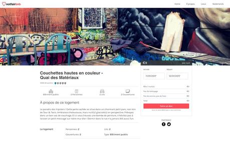 Notfairbnb, un Airbnb para “alojarse” donde viven los sintecho