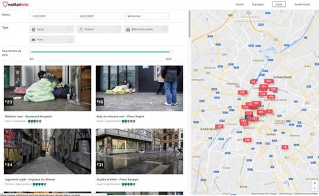 Notfairbnb, un Airbnb para “alojarse” donde viven los sintecho