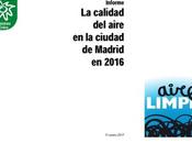 Informe Ecologistas Acción: Calidad Aire Ciudad Madrid durante 2016