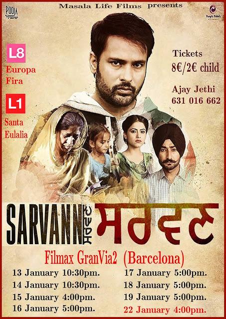 Sarvann, película punjabi en Barcelona, Girona, Olot y Lloret de Mar
