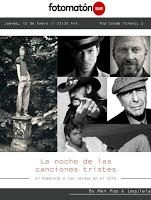 La noche de las canciones tristes en Fotomatón By Man Pop