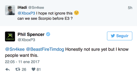 Es posible que no veamos nada de Project Scorpio hasta junio