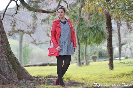 Outfit: Cuadros Black&White con Rojo