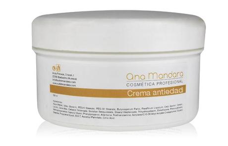 Crema antiedad con ácido hialurónico 250 ml