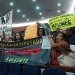 Diputados dan la espalda a manifestación contra el gasolinazo