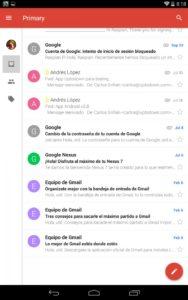 Gmail para smartphone Android
