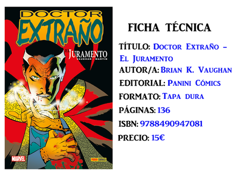 Reseña: Doctor Extraño: El Juramento, de Brian K. Vaughan & Marcos Martín