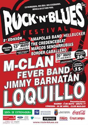 Rock 'n' Blues Festival 2017: Loquillo, M Clan, Jimmy Barnatán...