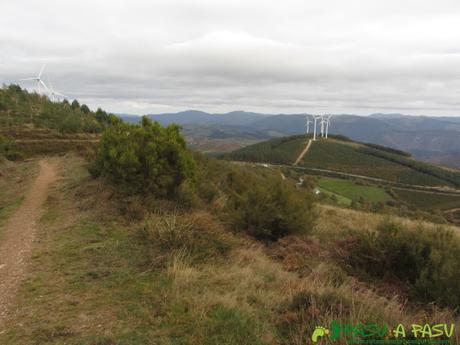 Bajando por el Camino de Santiago a Peñafuente, Grandas de Salime