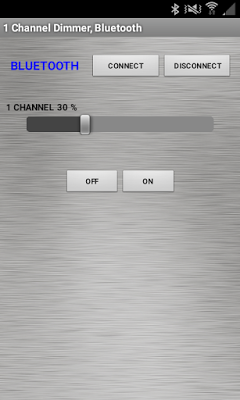 Control del brillo de una bombilla mediante un Dimmer AC y Bluetooth