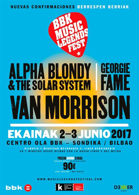 [Noticia] Alpha Blondy & The Solar System y Georgie Fame, nuevas confirmaciones del BBK Music Legends