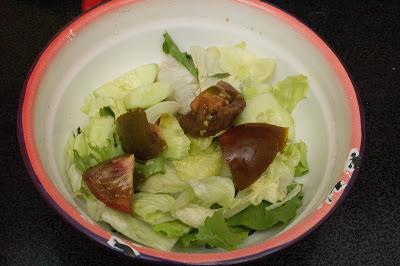 Bocadillo fit de pollo y ensalada