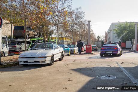 Touge party invernal. ¡Amigos, curvas y buenos coches!