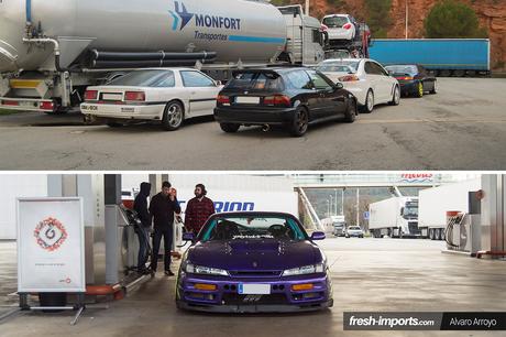 Touge party invernal. ¡Amigos, curvas y buenos coches!