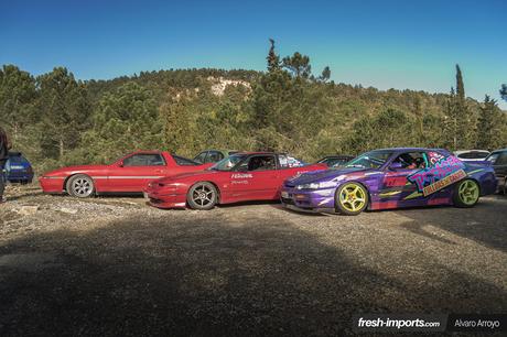 Touge party invernal. ¡Amigos, curvas y buenos coches!