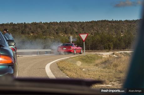 Touge party invernal. ¡Amigos, curvas y buenos coches!