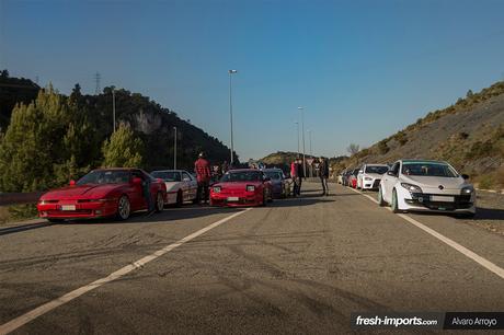 Touge party invernal. ¡Amigos, curvas y buenos coches!