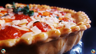 Quiché de calabaza y zanahoria