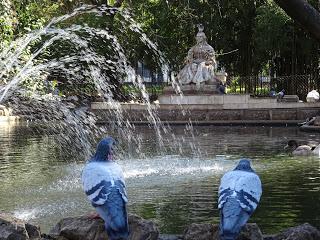 Imagen del mes: Monumento a Carolina Coronado, en el Parque de Castelar de Badajoz