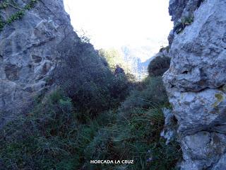 Caranga Baxu-La Senda la Cruz-El Picu Forcada-Llampaseca