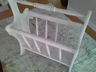 Revistero con chalk paint Revistero con chalk paint