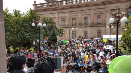 Potosinos protestan nuevamente contra Gasolinazo