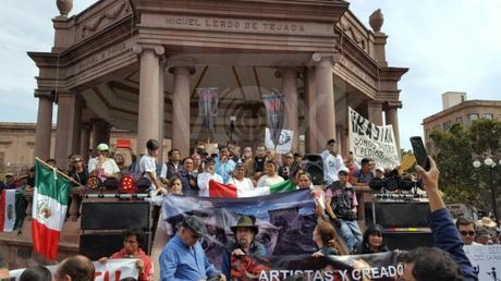 Potosinos protestan nuevamente contra Gasolinazo