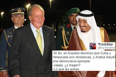 Felipe VI visita Arabia Saudí , el escándalo de la Sexta y los actores americanos que plantan a Trump.