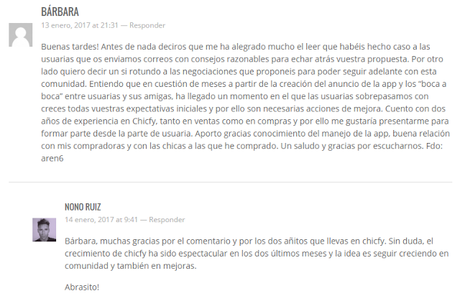 @Chicfy y el arte de la marcha atrás