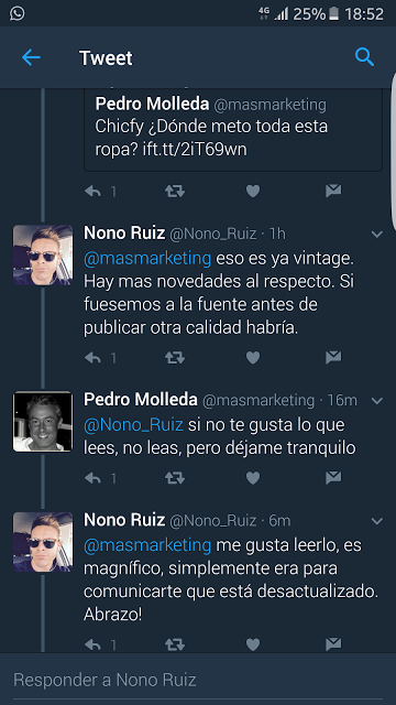 @Chicfy y el arte de la marcha atrás