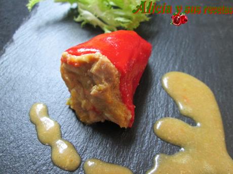 PIMIENTOS DEL PIQUILLO RELLENOS DE SECRETO IBÉRICO