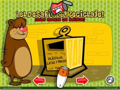 Juegos de Reciclaje y Educación Medioambiental con Fundación Biodiversidad