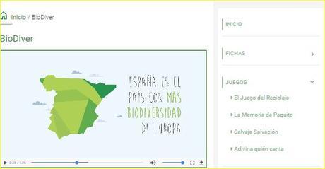 Juegos de Reciclaje y Educación Medioambiental con Fundación Biodiversidad