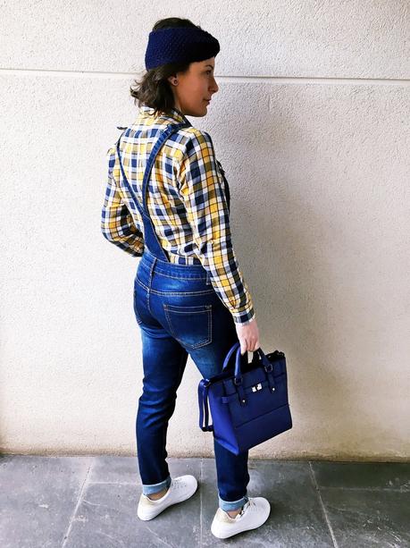 Camisa cuadros y peto