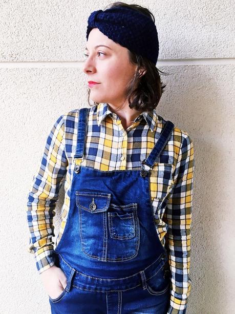 Camisa cuadros y peto