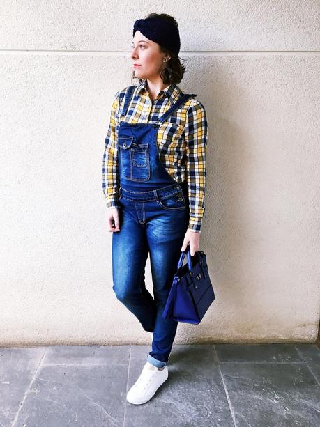 Camisa cuadros y peto