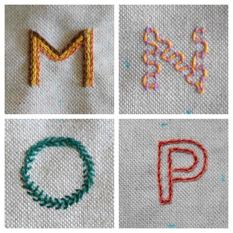 Abecedario bordado / Embroidered alphabet