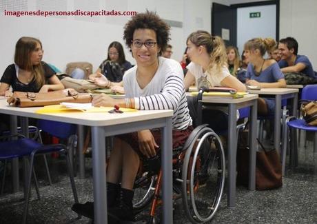 imagenes de alumnos con discapacidad superacion