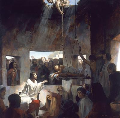 Jesús cura a un hombre paralítico (Lucas 5, 17-26) - Paperblog