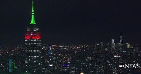 Edificio Empire State iluminado en honor del Dr. Martin Luther King Jr. en Vivo – Lunes 16 de Enero del 2017