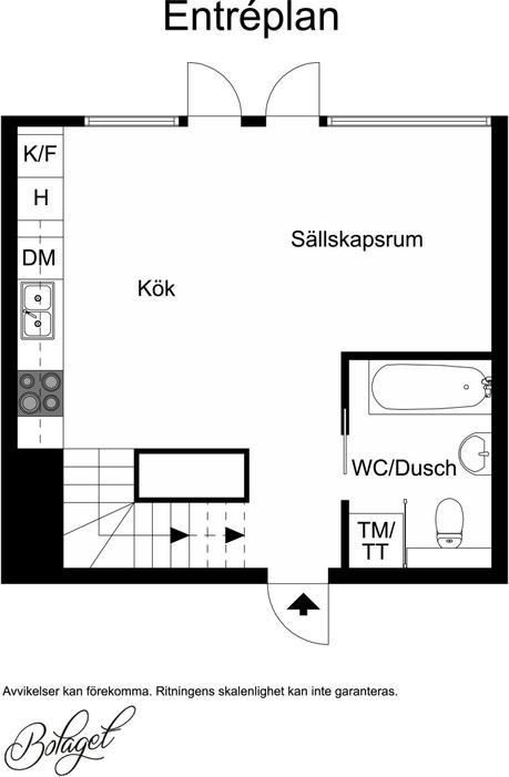 estilo escandinavo duplex en la primera planta distribución abierta diáfana decoración dúplex blog decoración nórdica 