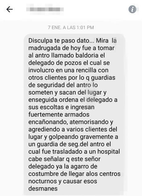 Ricardo Gallardo remueve delegado de Villa de Pozos por causar altercado en bar