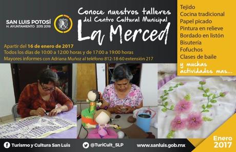 Invitan a inscribirse a talleres del Centro Cultural Municipal “La Merced”